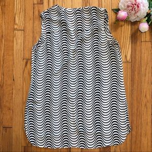 14th & Union Tops - 14th & London Black & White Sleeveless Blouse 14th & Union Tops - 14th & London Black & White Sleeveless Blouse